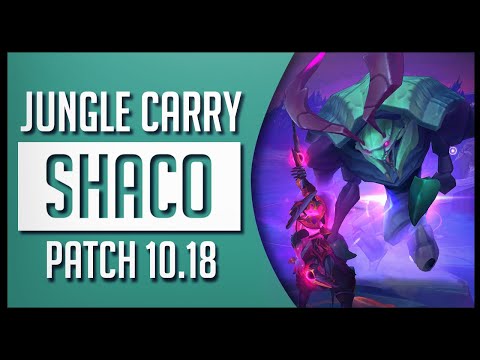 SHACO AP JUNGLE 10.18 BIG AP DAMAGE - League of Legends