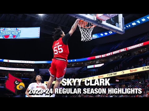 Skyy Clark 2023-24 Regular Season Highlights | Louisville Guard
