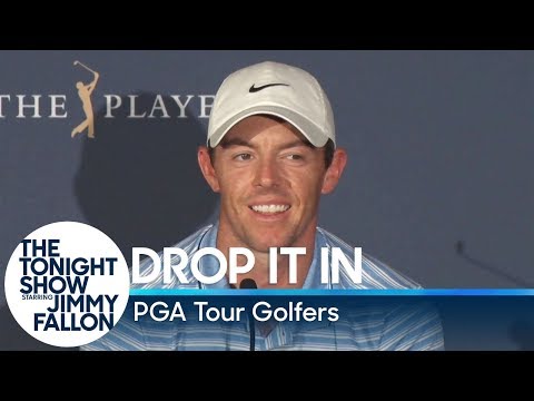 吉米有球員錦標賽高爾夫選手偷偷在採訪中放出搞笑話語。 (Jimmy Had The Players Championship Golfers Secretly Drop Funny Words into Interviews)