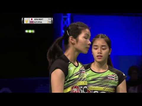 Bitburger Badminton Open 2017 | F M3-WD | Ara/Mat vs Kit/Pra
