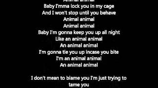 Lady Gaga - Animal (lyrics)