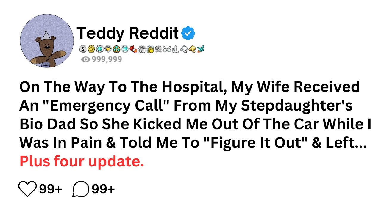 On The Way To The Hospital, My Wife Received An "Emergency Call" From My Stepdaughter's Bio Dad So..