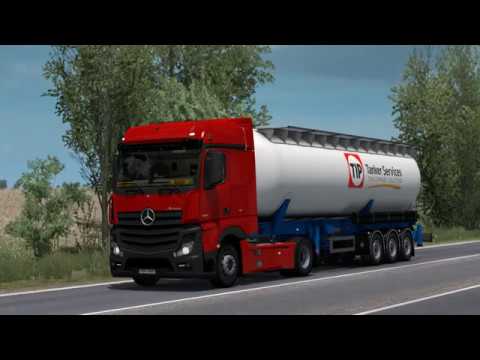 ETS2 Mercedes Actros MP4 1845 Thessaloniki - Prilep
