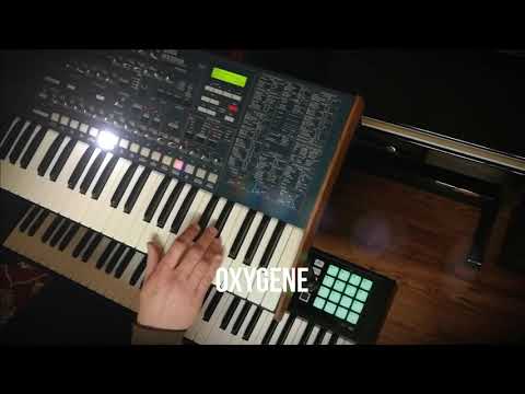 Jarre's Oxygene 8 on KORG MS2000 and Roland Fa 06