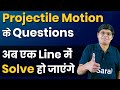 How To Solve Projectile Motion Questions Tips And Tricks