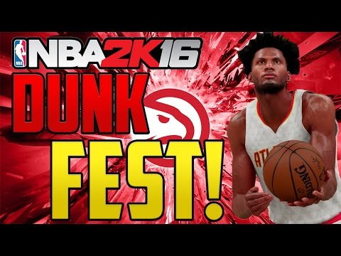 NBA 2K16 Atlanta Hawks MyGM Ep 14 - Dunk Fest! (Season 1)