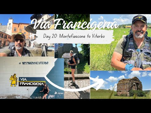 A Day On The Via Francigena: Hiking From Montefiascone To Viterbo Trails In 4K  | Hike the Camino