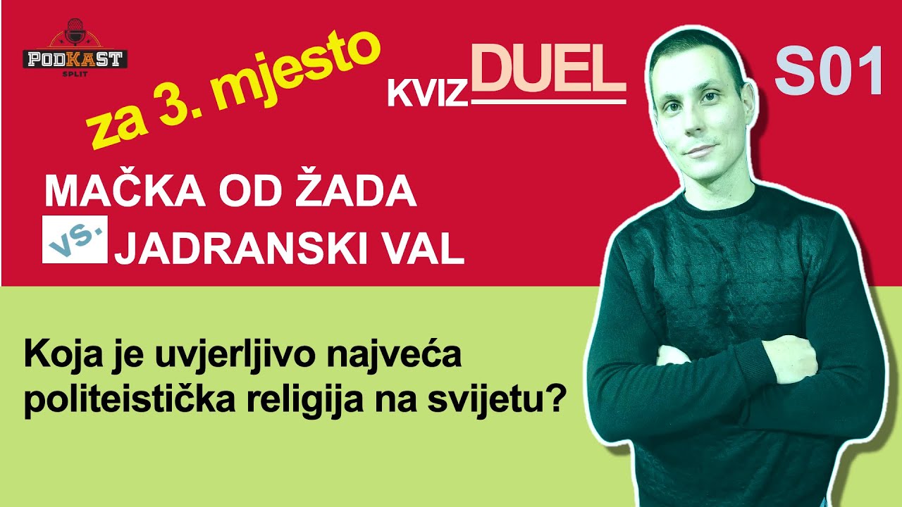 Kviz Duel - za 3. mjesto - Koja je uvjerljivo najveća politeistička religija na svijetu