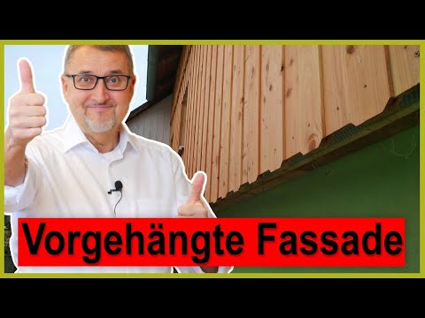 Hinterlüftete Fassade - Welche Vorteile bietet eine vorgehängten Fassade und wie kommt das?