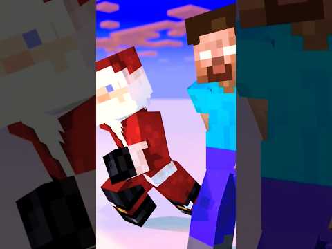 Insane Herobrine Chess Battle with Santa in Minecraft