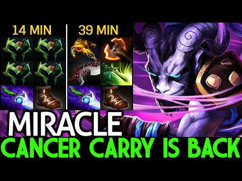 MIRACLE [Riki] Cancer Carry is Back No Mercy 27 Kills 7.24 Dota 2