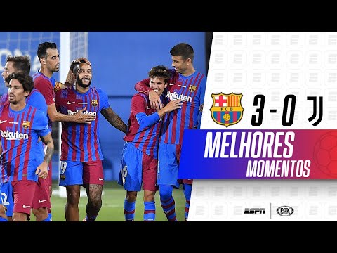 Gols e lances de Barcelona x Juventus
