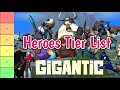 [New] Gigantic Tier List (2024) | All Heroes Ranked  From Best To Worse