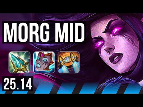 MORGANA vs VEL'KOZ (MID) | Godlike | KR Diamond | 25.14