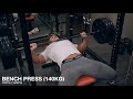【胸トレ】全種目、全レップ公開しながらの本気トレーニング