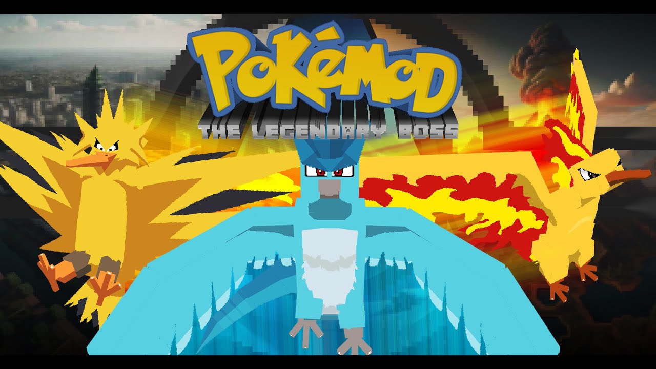 Pokémod - The Legendary Boss Update - Catch your Monster ! Minecraft Mod