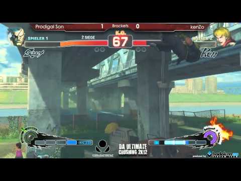 DUC 2k12 SSFIV AE Prodigal Son (Sagat) vs KenZo (Ken) Winners Semi Finals