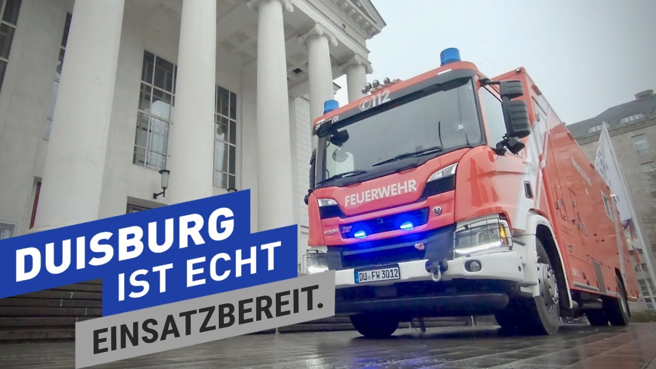 Neuer Einsatzleitwagen (ELW) der Feuerwehr Duisburg