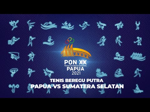 TENIS Beregu Papua vs Sumatera Selatan PON XX Papua 2021