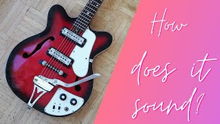 Video thumbnail for Teisco EP-8T thinline guitar sound demo by The Old Europe