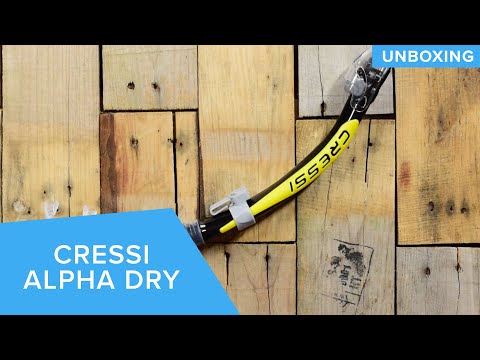 Cressi Alpha Dry Snorkel | Unboxing