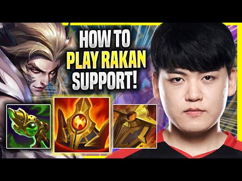 LEARN HOW TO PLAY RAKAN SUPPORT LIKE A PRO! - T1 Gumayusi Plays Rakan SUPPORT vs Alistar!