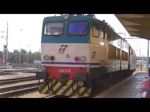 manovra e partenza a Bari lamasinata del "CAIMANO" E656.570