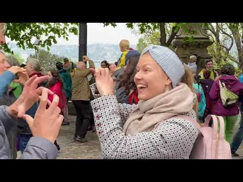 „Danser encore“ Flashmob am 1  Mai 2021 in Stuttgart