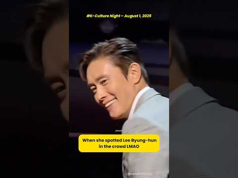 Her reaction when she saw Lee Byung-hun 😂 #Leebyunghun #leeyoungji  #kculture