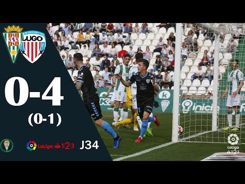 Córdoba 0-4 Lugo | Gol de Escriche (0-1) | Liga 1,2,3 2018/19