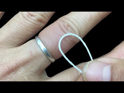 Ring am Finger festgesteckt? Verwenden Sie diesen Thread-Trick, um es zu entfernen!