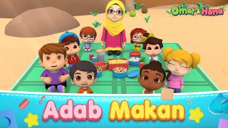 Download lagu Omar & Hana | Adab Makan | Lagu Kanak-Kanak Islam mp3