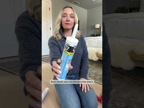 How to Open a Tube of Caulk