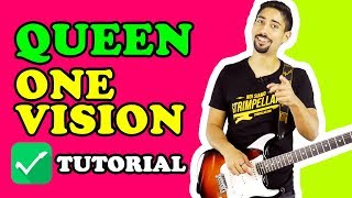TUTORIAL ? CHITARRA: One Vision, Queen - con Assolo (Canzoni Facili)