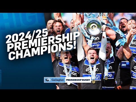 FULL Medal Ceremony & Trophy Lift As Bath Wins Gallagher Premiership Title! 🏆