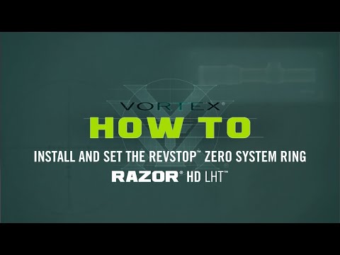 So stellen Sie das Razor® HD LHT™ RevStop™ Zero System ein