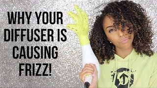 Why Your Diffuser Is Causing FRIZZ! Diffusing Tips For Curly Hair | BiancaReneeToday