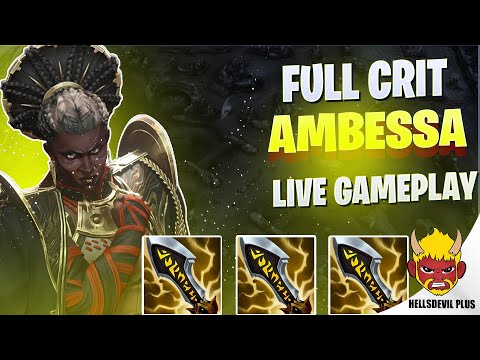 FULL CRIT AMBESSA BIG BURST DAMAGE! - Wild Rift HellsDevil Plus Gameplay
