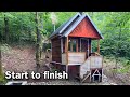 Built a wooden cabin in the forest. Alone. Start to finish