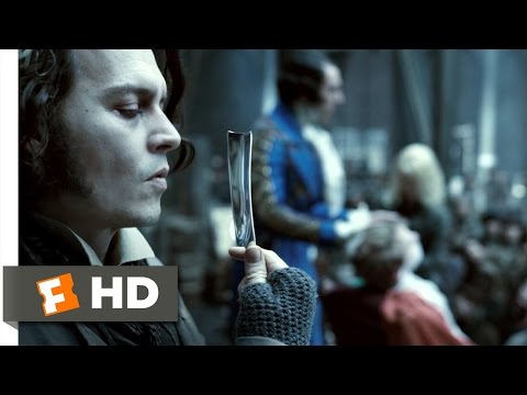 Sweeney Todd (3/8) Movie CLIP - Shaving Contest (2007)...