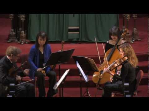 Ariel Ensemble performs Wolfgang Amadeus Mozart String Quartet in D minor, K.421
