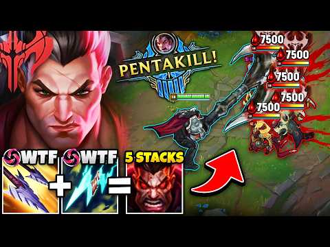 Darius but I fully stack my passive instantly and DUNK your whole team (INSANE PENTAKILL)