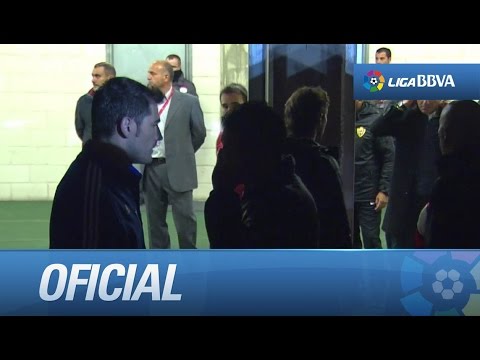 Túnel de vestuarios del UD Almería - Real Madrid