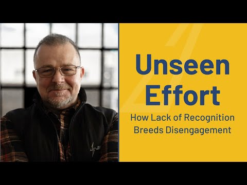 Unseen Effort: How Lack of Recognition Breeds Disengagement | Andy Prisco Live Replay