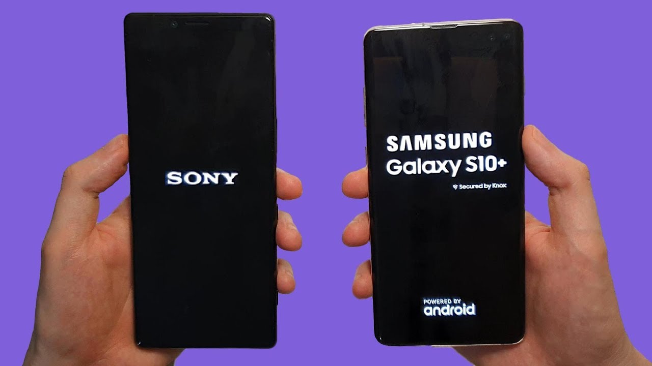 Sony Xperia 1 vs Galaxy S10+ Speed Test, Cameras, Battery & Speakers!