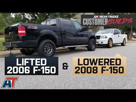2.5" Lifted 2006 F-150 & Lowered 2008 F-150 | AmericanTrucks Customer Builds