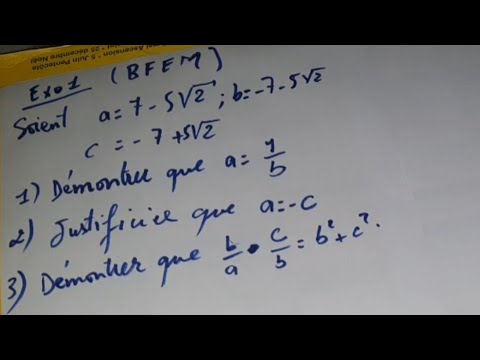 Maths REVISION BFEM 2022, CORRECTION BFEM EPREUVE DE MATHS