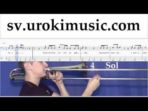 Lär Dig Spela Trombon Adele - When We Were Young Tabs Nybörjare Del 2 um-i492