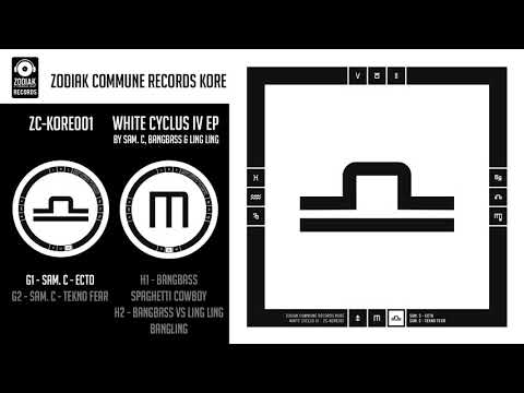 ZC KORE001 -  Sam.  C -  Ecto  - White Cyclus IV EP - Zodiak Commune Records KORE