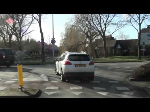 Cab ride bus; Veolia lijn 32: Delft-Naaldwijk (20150217)
